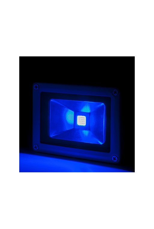 Foco Proyector LED 10W 850Lm IP65 Brico Azul 30.000H [BQFS11510B]