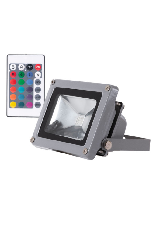 Foco Proyector LED 10W 800Lm IP65 RGB 30.000H [JWSFL10RGB]