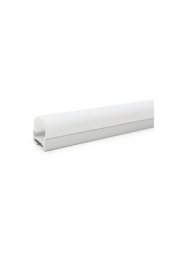 Perfíl Aluminio Curvado para Tira LED Techo/Colgante Difusor Opal LLE-ALP027 x 2M