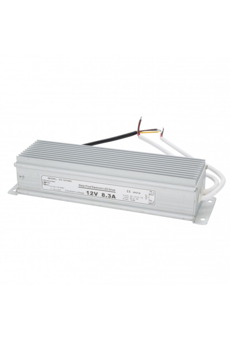 Transformador LED 100W 230VAC/12VDC IP67