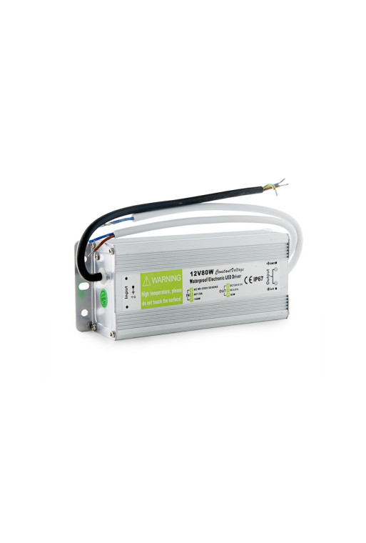 Transformador LED 80W 230VAC/12VDC IP67