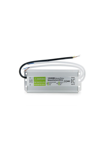 Transformador LED 80W 230VAC/12VDC IP67