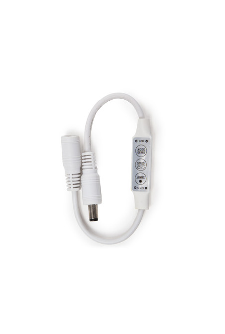 Controlador-Dimmer Mini Tira LED Unicolor 12-24VDC ► 144W