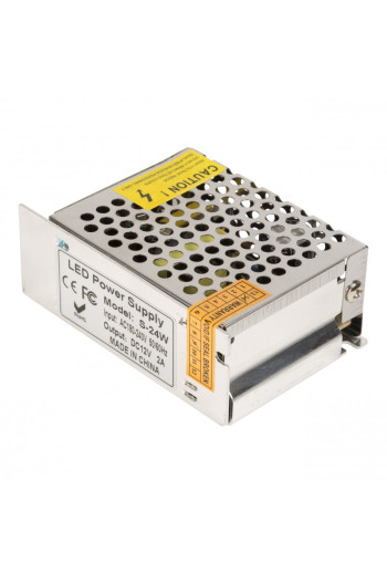 Transformador LED 12VDC 24W/2A IP25