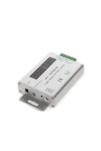 Controlador Tira LED Sensor Crepuscular/Temporizador 12-24VDC ► 144/288W