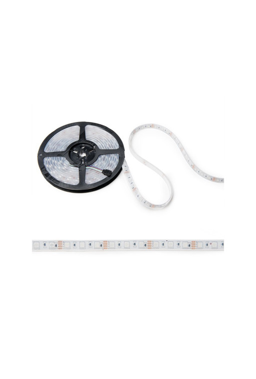 Tira de 60 LEDs 72W 4.000Lm SMD5050 12VDC IP68 RGB Sumergible x5M 30.000H [CA-5050-12V-IP68-RGB]