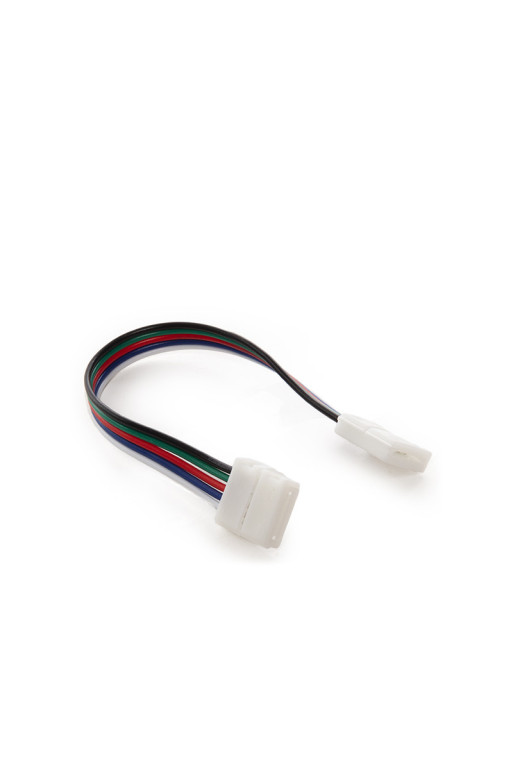 Conector Tira LED RGBw Doble con Cable