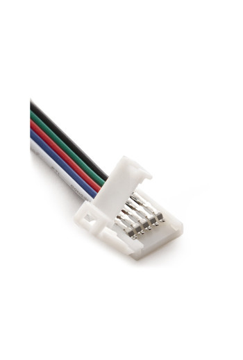 Conector Tira LED RGBw Doble con Cable