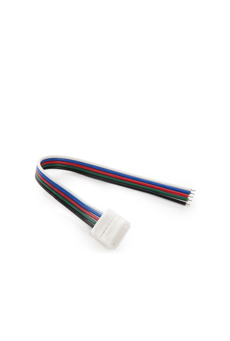 Conector Tira LED RGBw Simple con Cable