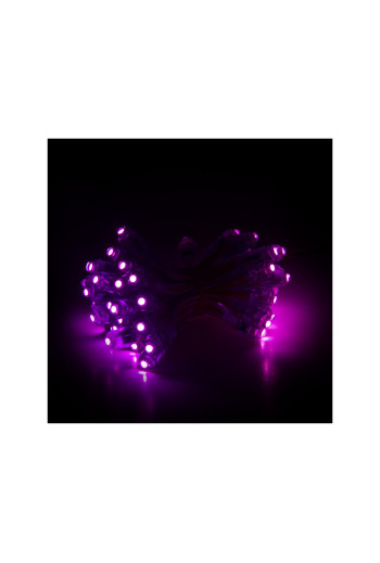 Pixel LED 0.1W 2Lm 9Mm 12V Epistar (Cadena 50 Unidades) Morado 50.000H [DE-PIX-9-A]