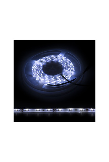 Tira de 60 LEDs/M 24W 2.300Lm 6000ºK SMD335 12VDC IP65 Emisión Lateral x5M 30.000H [CA-335-60-EL-IP65-CW]