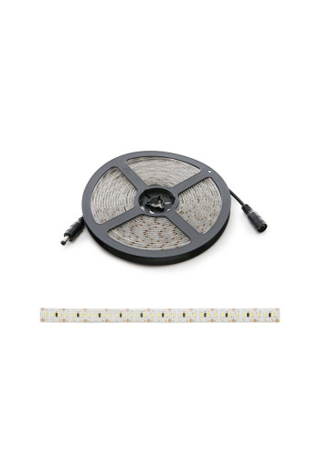 Tira de 204 LEDs/M 60W 5.000Lm 6000ºK SMD3014 12VDC IP65 x5M 30.000H [CA-3014-204-12W-IP65-CW]