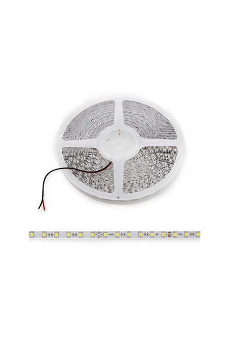 Tira de 60 LEDs/M 14.4W 20.400Lm 6000ºK SMD5050 24VDC IP25 x20M 30.000H [CA-5050-60-14,4W-20M-CW]