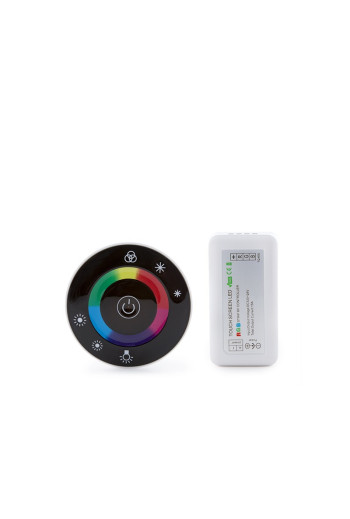 Controlador Rf Tira RGB Mando a Distancia Circular 12-24VDC ► 216/432W