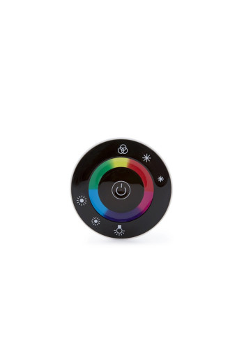 Controlador Rf Tira RGB Mando a Distancia Circular 12-24VDC ► 216/432W