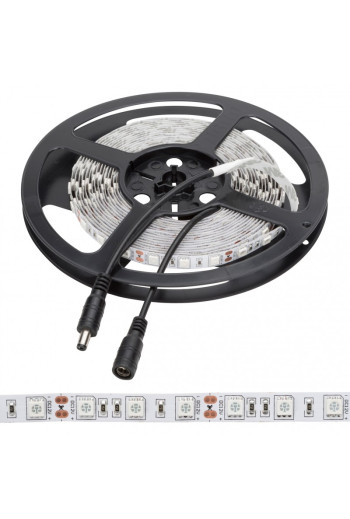 Tira de 300 LEDs 72W 4200Lm SMD5050 12VDC Rojo Transformador/Dimmer x5M 30.000H   [KIT-PL219009R-AP]