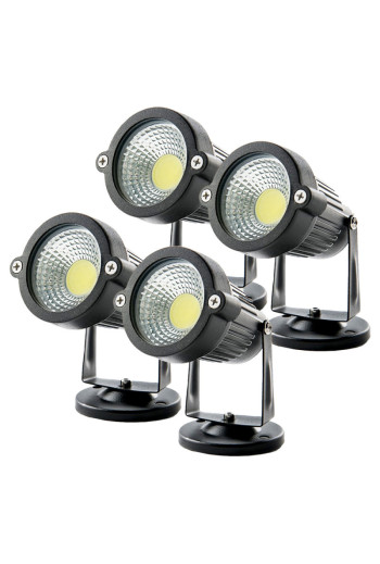 Pack 4 Focos LED Jardín 5W 450Lm 6000ºK 30.000H [SL-SL-C12-5W-CW-PK4-AP]