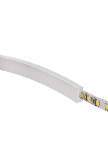 Perfíl PC Flexible para Tira LED Difusor Opal x 2M