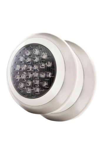 Pack 2 Focos Piscina LED 24W 4200ºK Superficie Ø300Mm Blanco Natural LED 30.000H [KD-FPS-63-24W-W-PK2-AP]