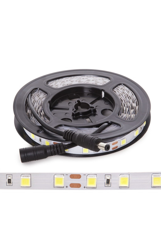 Tira de 60 LEDs/M 100W 6.900Lm 6000ºK SMD5054 12VDC IP20 x5M 30.000H [CA-60-5054-12-IP20-CW]