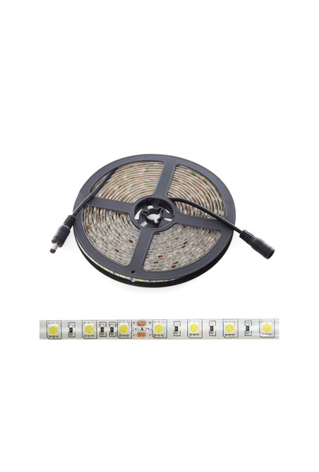 Tira de 300 LEDs 60W 7.000Lm 6000ºK SMD5050 24VDC IP65 x5M 30.000H [CA-5050-60-24-IP65-CW]