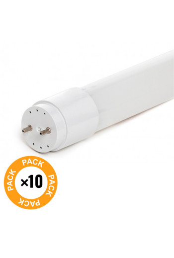 Pack 10 Tubos LED T8 22W 2300Lm 6000ºK Vidrio 150Cm 30.000H [TC-T8-22WC-CW-PK10-AP]