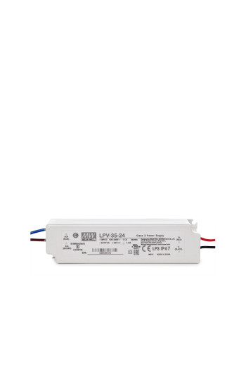 Transformador LED Meanwell 35W 230VAC/24VDC IP67