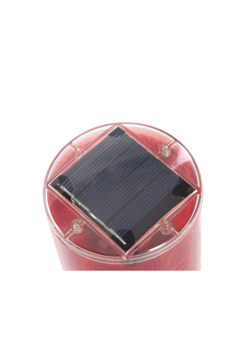 Baliza Solar LED Señalización - Rojo