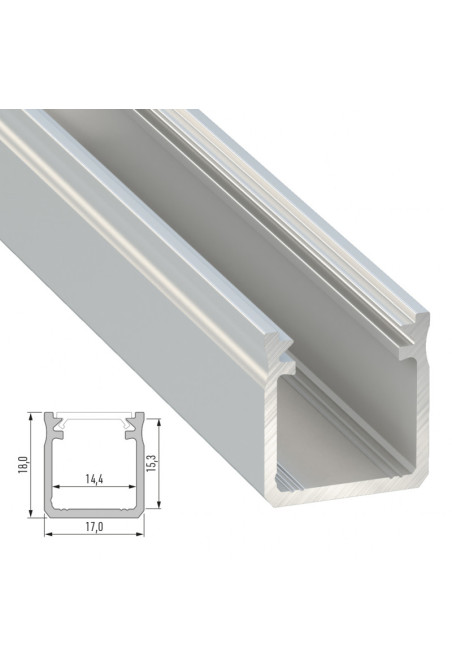 Perfíl Aluminio Tipo Y 2,02M