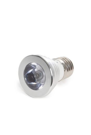 Bombilla LED E27 3W RGB Mando a Distancia 30.000H [PL187220-E27]