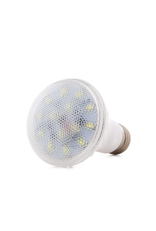 Bombilla LED E27 7W 560Lm 6000ºK Cerámica R63 30.000H [HO-7W-R63-E27-CW]