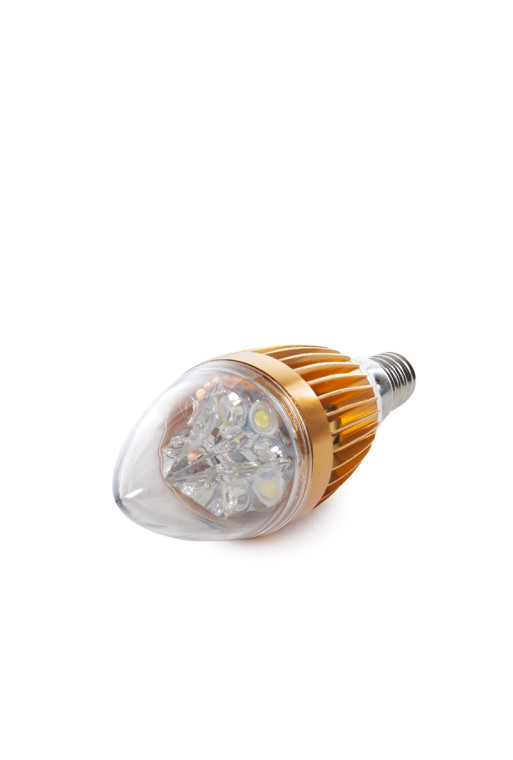 Bombilla LED E14 5W 400Lm 6000ºK 12VAC/Dc 30.000H [HO-VE12V-E14-5W-CW]