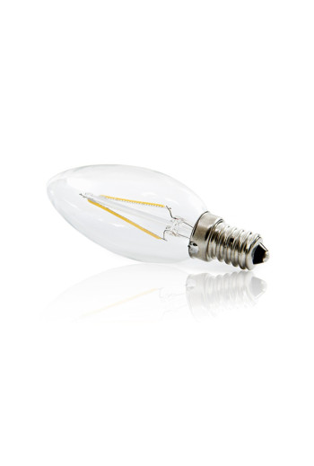 Bombilla LED E14 2W  144Lm 2000ºK Filamento 30.000H [JTX-J14DHA22-WW]