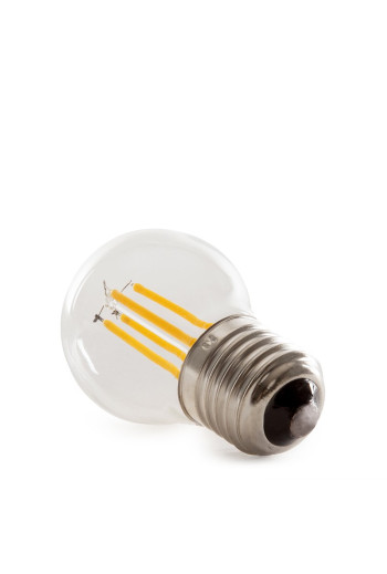 Bombilla LED E27 4W  288Lm 2000ºK Filamento G45 30.000H [WO-LF-G45-E27-4W-WW]