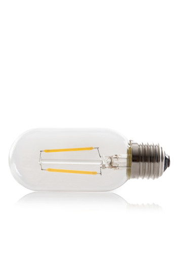 Bombilla LED E27 2W  144Lm 2000ºK Filamento T45 30.000H [WO-LF-T45-E27-2W-WW]