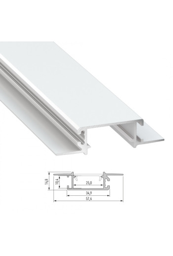 Perfíl Aluminio  ZATI 2,02M