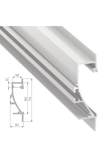 Perfíl Aluminio  TIANO 2,02M