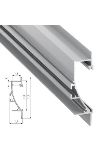 Perfíl Aluminio  TIANO 2,02M