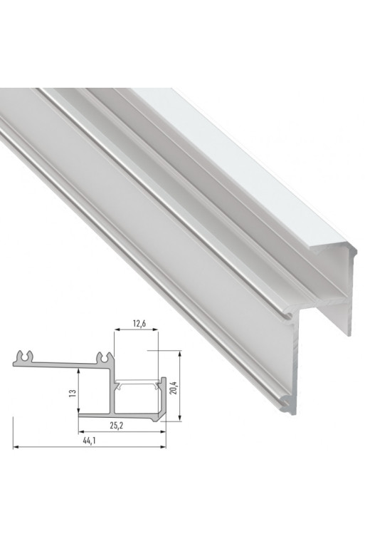 Perfíl Aluminio  IPA12 2,02M