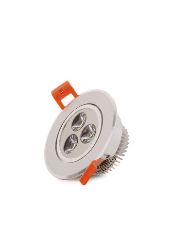 Foco Downlight LED 3W 300Lm 6000ºK Circular 30.000H [HO-LEDDOWN-3W-CW]