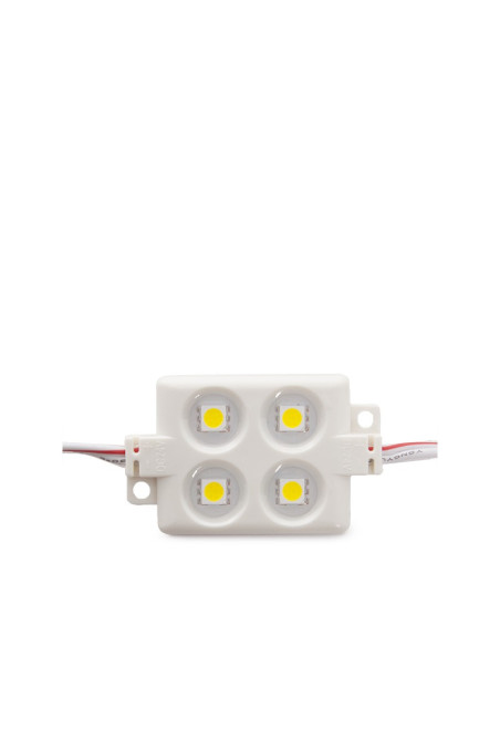 Módulo 1.44W 130Lm 4200ºK 4 LEDs ABS Inyectado SMD5050 30.000H [US-LMI5050W4-0001]