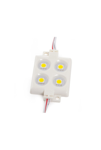 Módulo 1.44W 130Lm 4200ºK 4 LEDs ABS Inyectado SMD5050 30.000H [US-LMI5050W4-0001]