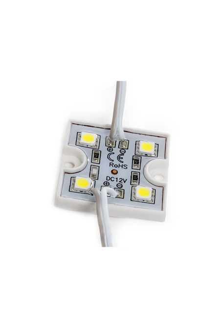 Módulo 0.6W 26Lm 4200ºK 4 LEDs SMD3528 30.000H [US-LMP3528W4-0001]