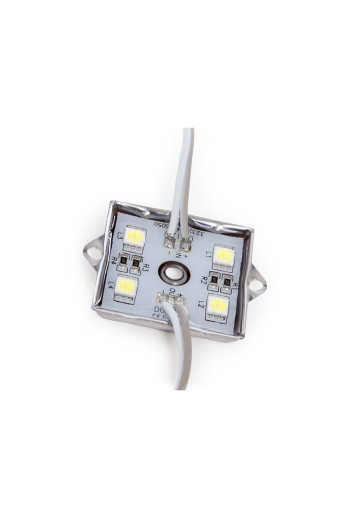 Módulo 1.44W 130Lm 4200ºK 4 LEDs Aluminio SMD5050 30.000H [US-LMA5050W4-0001]