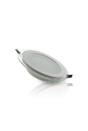 Foco Downlight LED 12W 900Lm 6000ºK Circular   Cristal Ø160Mm 30.000H [GR-MB01-12W-CW]