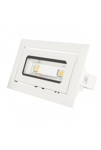 Foco Downlight LED 20W 1.800Lm 6000ºK Rectangular Basculante 30.000H [HO-DRECTBAS-20W-CW]