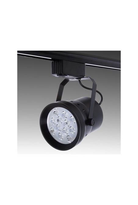 Foco de Carril LED  12W 1200Lm 4200ºK Hadley Monofásico 30.000H [PL-218040-W-B]