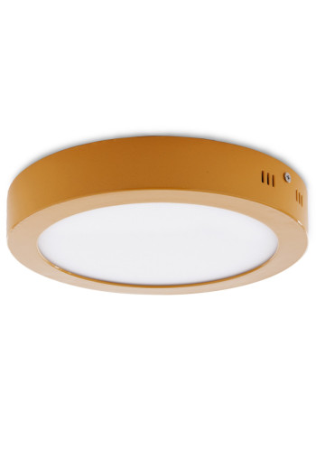 Plafón LED 18W 1357Lm  3000ºK Circular Amarillo 30.000H [HO-JM18WR-Y-WW]