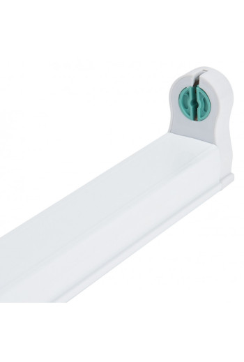 Luminaria Aluminio Eco 1 X Tubo LED T8 60Cm