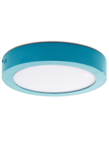 Plafón LED 18W 1357Lm  3000ºK Circular Azul 30.000H [HO-JM18WR-BU-WW]